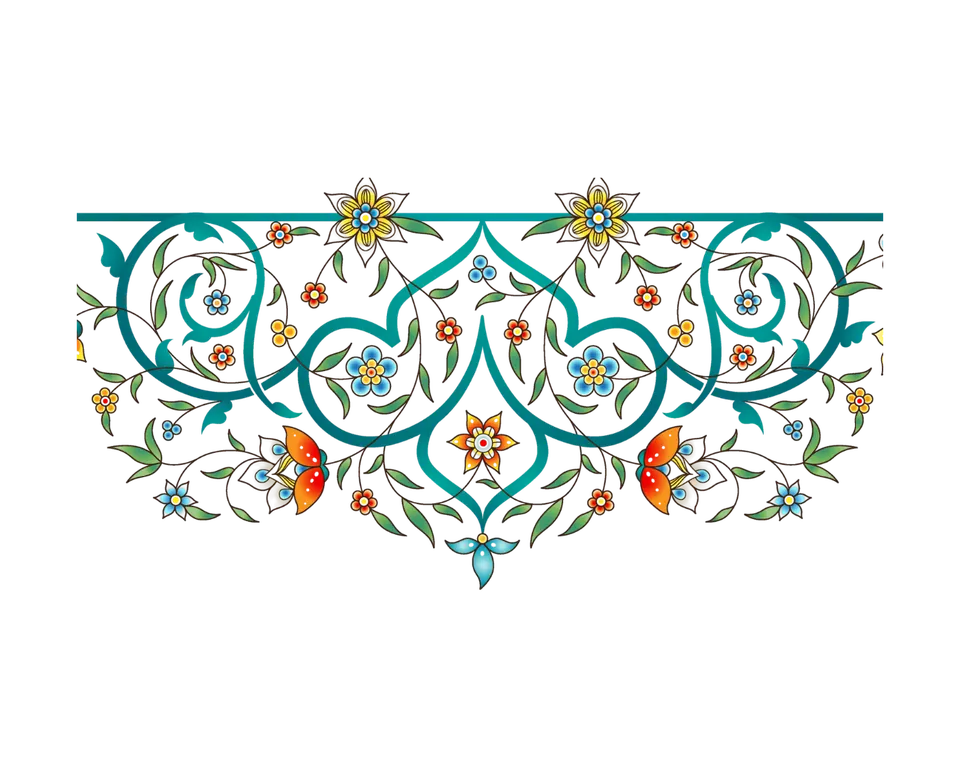 Turkish decorative pattern at Bernas Bakery Cafe and Restaurant in Issaquah WA