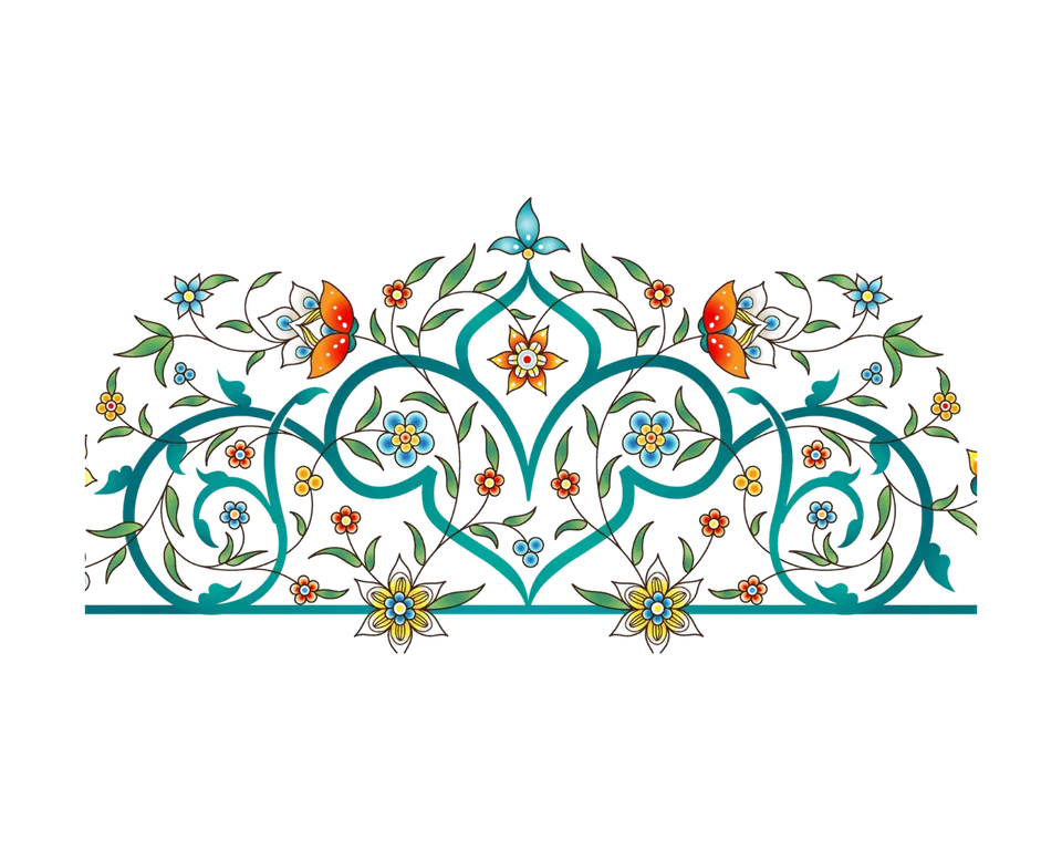 Turkish decorative pattern at Bernas Bakery Cafe and Restaurant in Issaquah WA